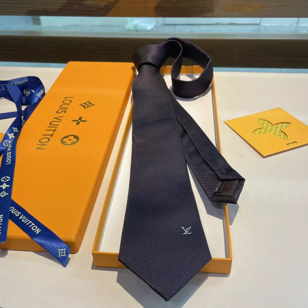 Trendy 2550 Louis Vuitton LV Necktie - Image 3