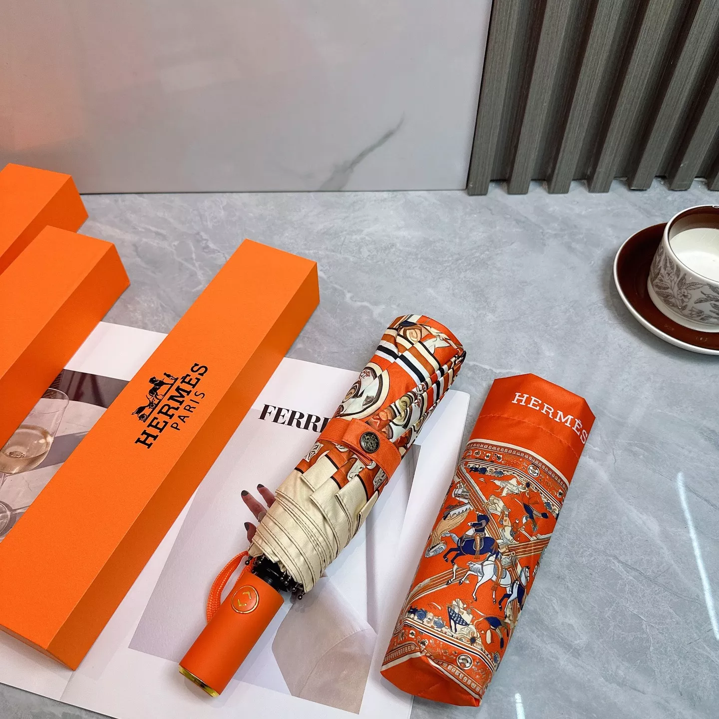 Trendy 7848 Hermes Umbrellas - Image 6