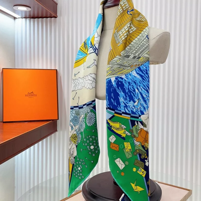 Unique 7768 Hermes Silk Squares - Image 4