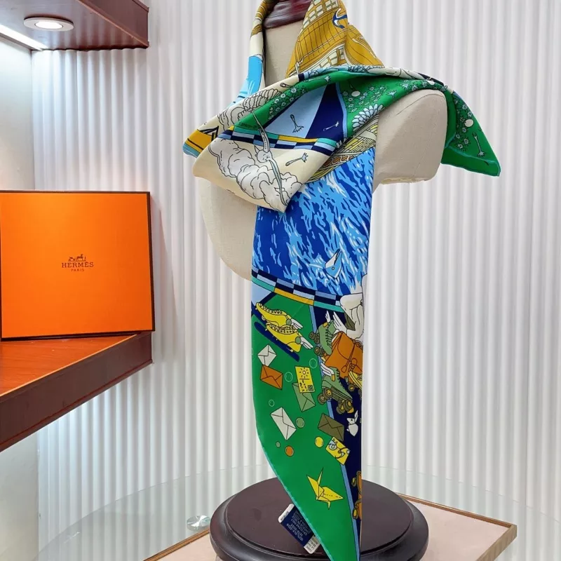 Unique 7768 Hermes Silk Squares - Image 5