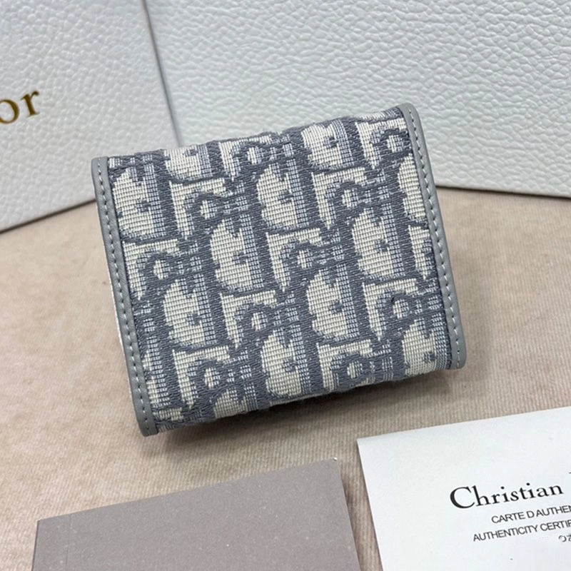 UrbanStyle 1459 Dior 30 Montaigne Wallet Oblique Motif Canvas White - Image 3