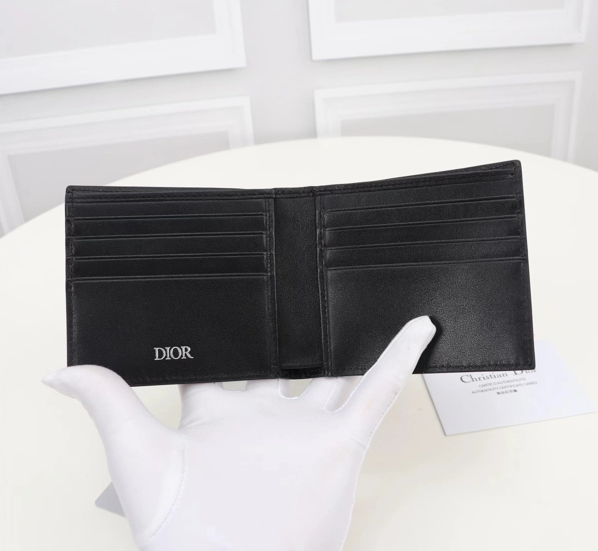 Vibrant 9370 Christian Dior AAA Man Wallets - Image 5