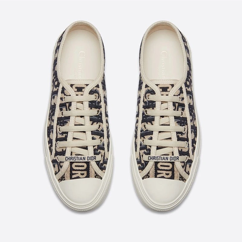 Walk'n'Dior Sneakers Women Oblique Motif Canvas Blue StreetReady 6843 - Image 3