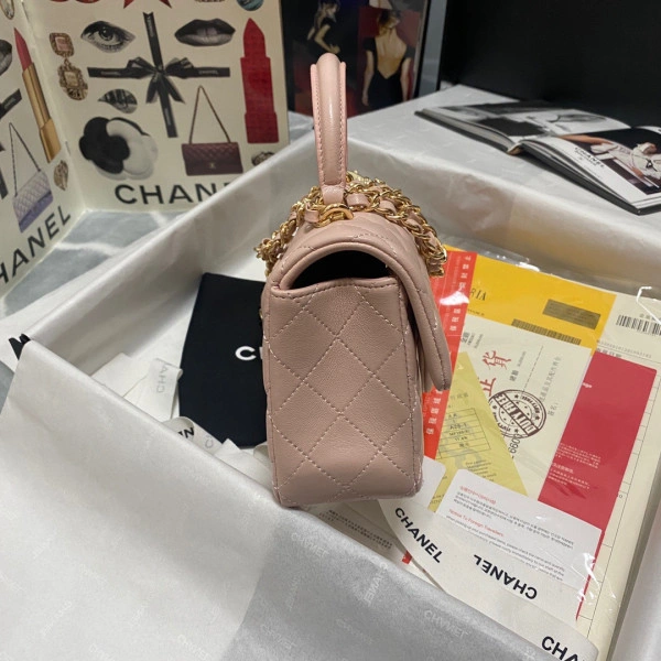 Affordable CHANEL MINI FLAP BAG WITH TOP HANDLE 997 - Image 4