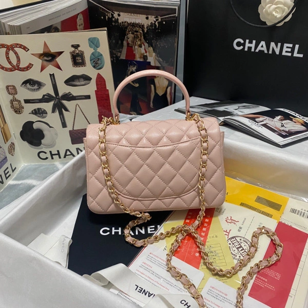 Affordable CHANEL MINI FLAP BAG WITH TOP HANDLE 997 - Image 3