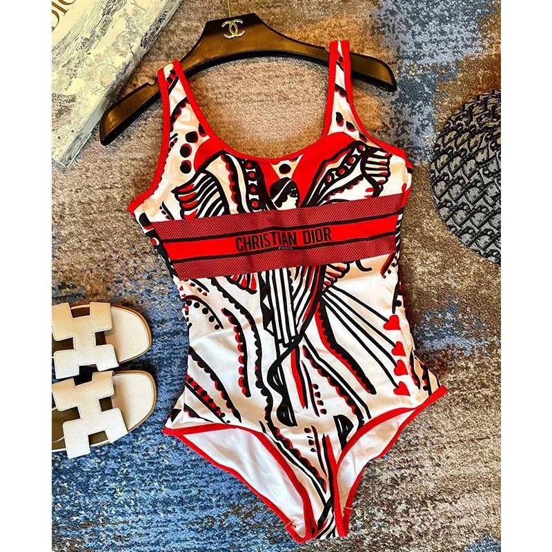 Christian Dior Swimsuit Women Cupidon Motif Lycra White - Image 4