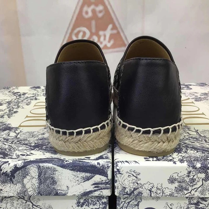 Dior Granville Espadrilles Women Oblique Motif Canvas Black - Image 3
