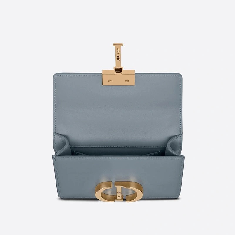 Dior Micro 30 Montaigne Bag Box Calfskin Sky Blue - Image 4