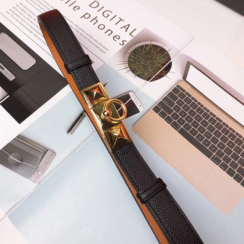 Hermes Collier De Chien 18 Belt Espom Leather In Black - Image 3