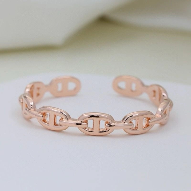 Hermes Chaine D'ancre Enchainee Cuff Bracelet - Image 4