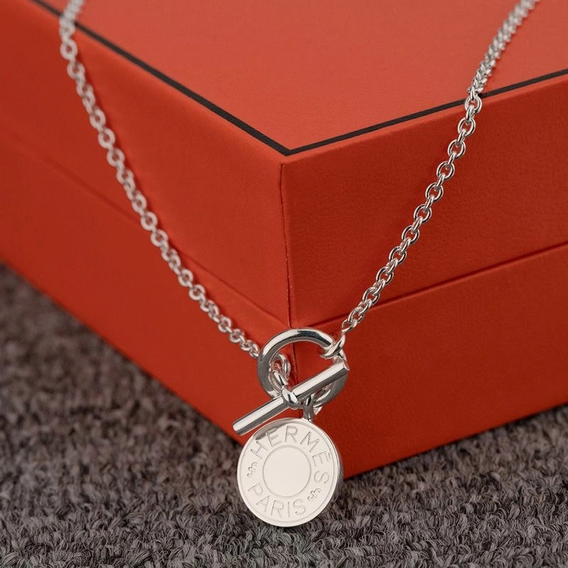 Hermes Gambade Necklace In Silver - Image 3
