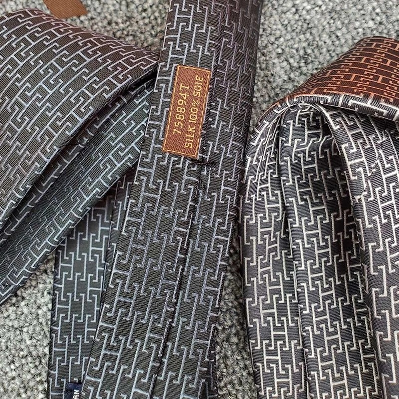 Hermes H Sabot Tall Tie In Black - Image 3