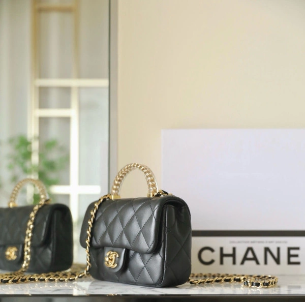 NewStyle CHANEL FLAP BAG WITH TOP HANDLE 293 - Image 3