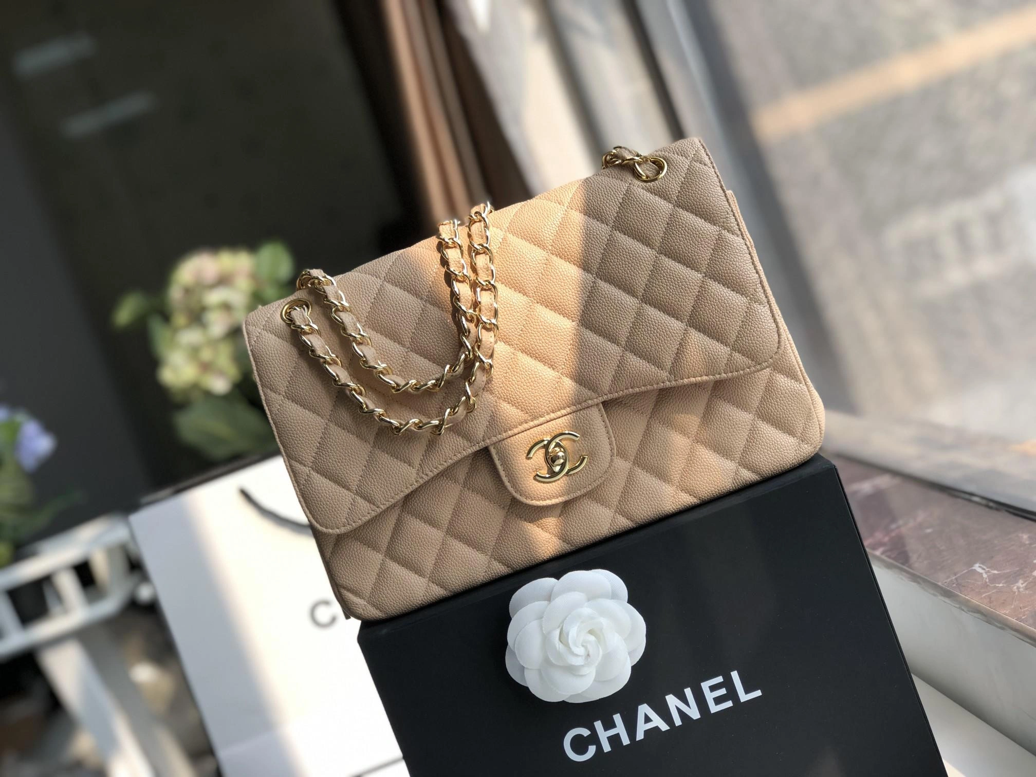 CHANEL FLAP BAG 30CM SportInspired 797 - Image 9