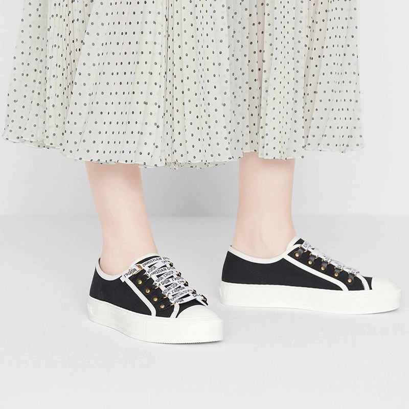 Walk'n'Dior Sneakers Women Canvas Black - Image 4