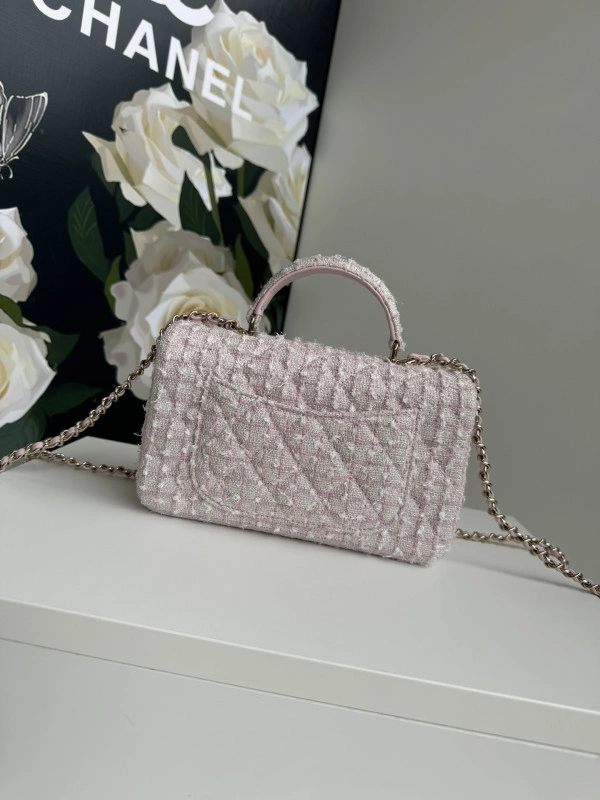 ModernLook CHANEL FLAP BAG WITH TOP HANDLE-20*12*6cm 907 - Image 3
