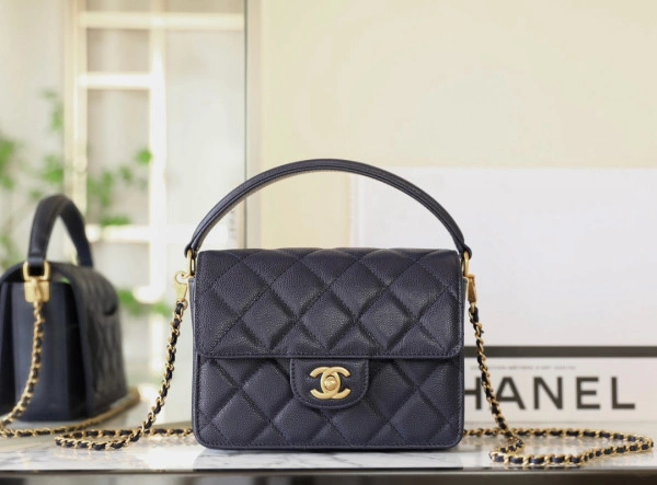 Comfortable CHANEL MEDIUM FLAP BAG WITH TOP HANDLE 900 - Image 3