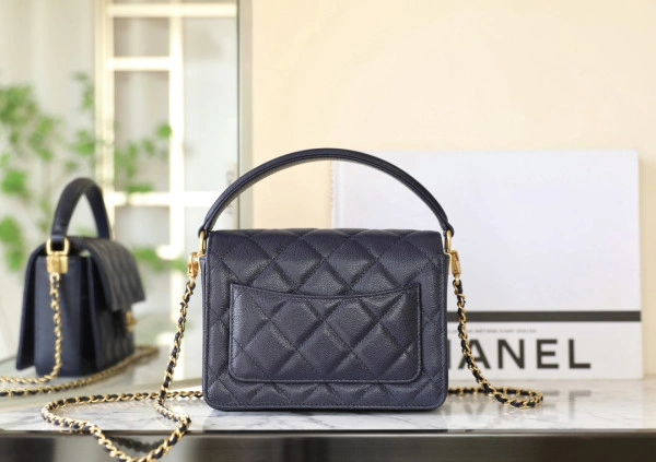 Comfortable CHANEL MEDIUM FLAP BAG WITH TOP HANDLE 900 - Image 5
